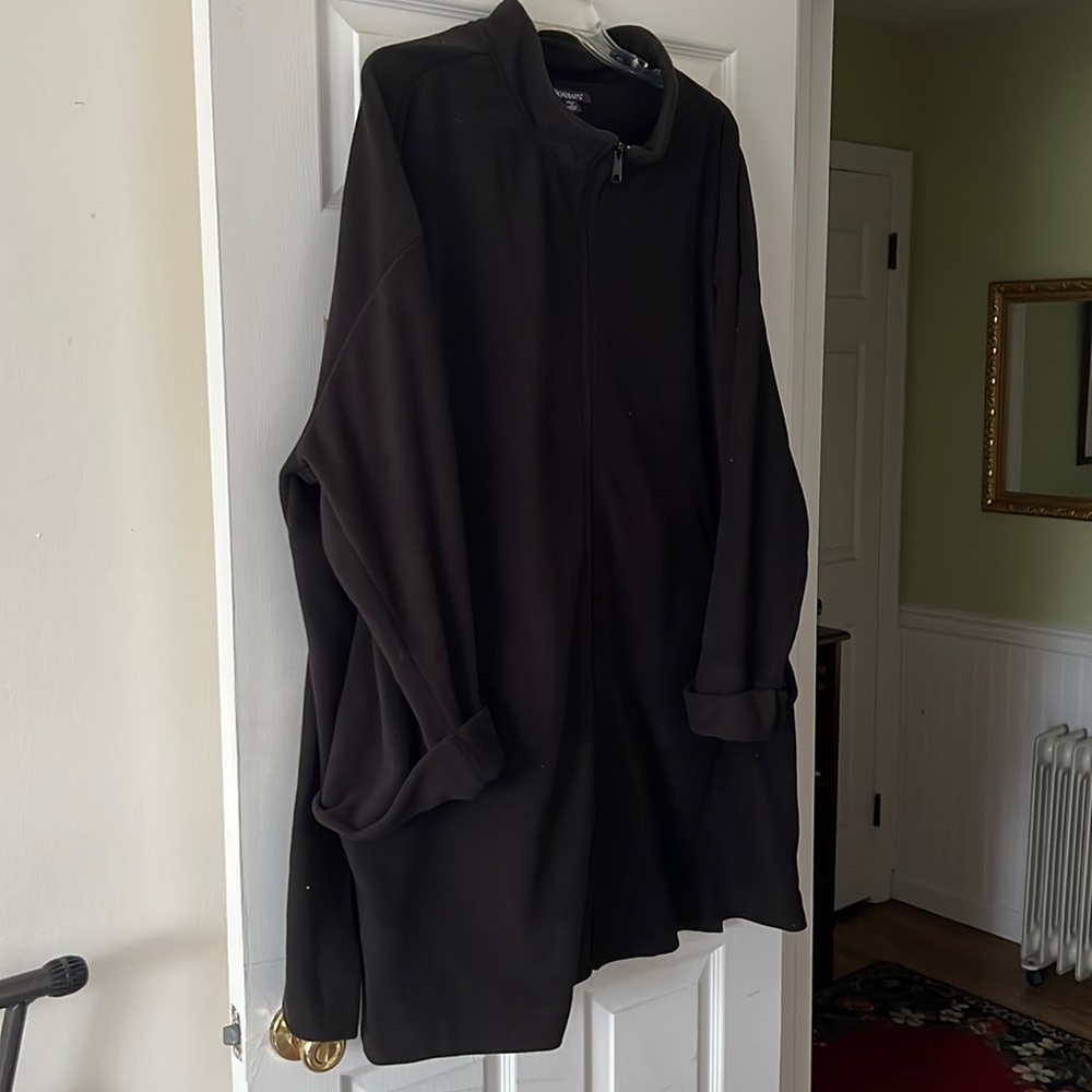Fleece three quarter sleeve jacket